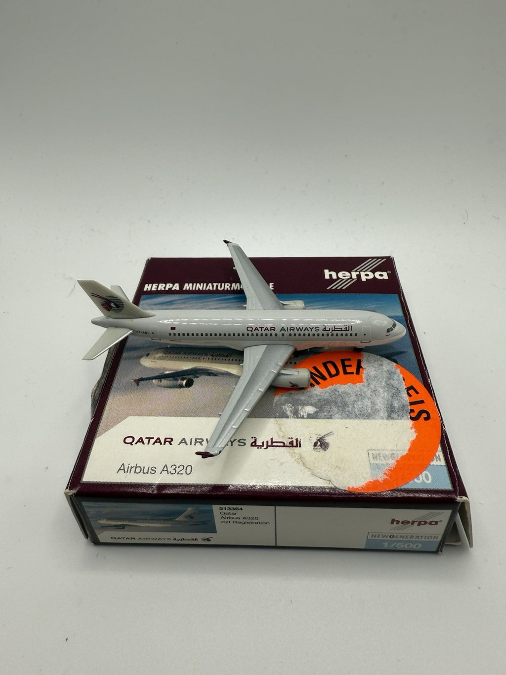 Herpa Wings 1:500 Qatar Airways A320