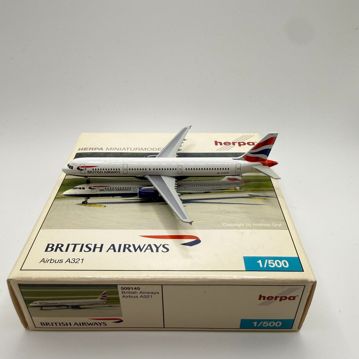 Herpa Wings 1:500 British Airways A321