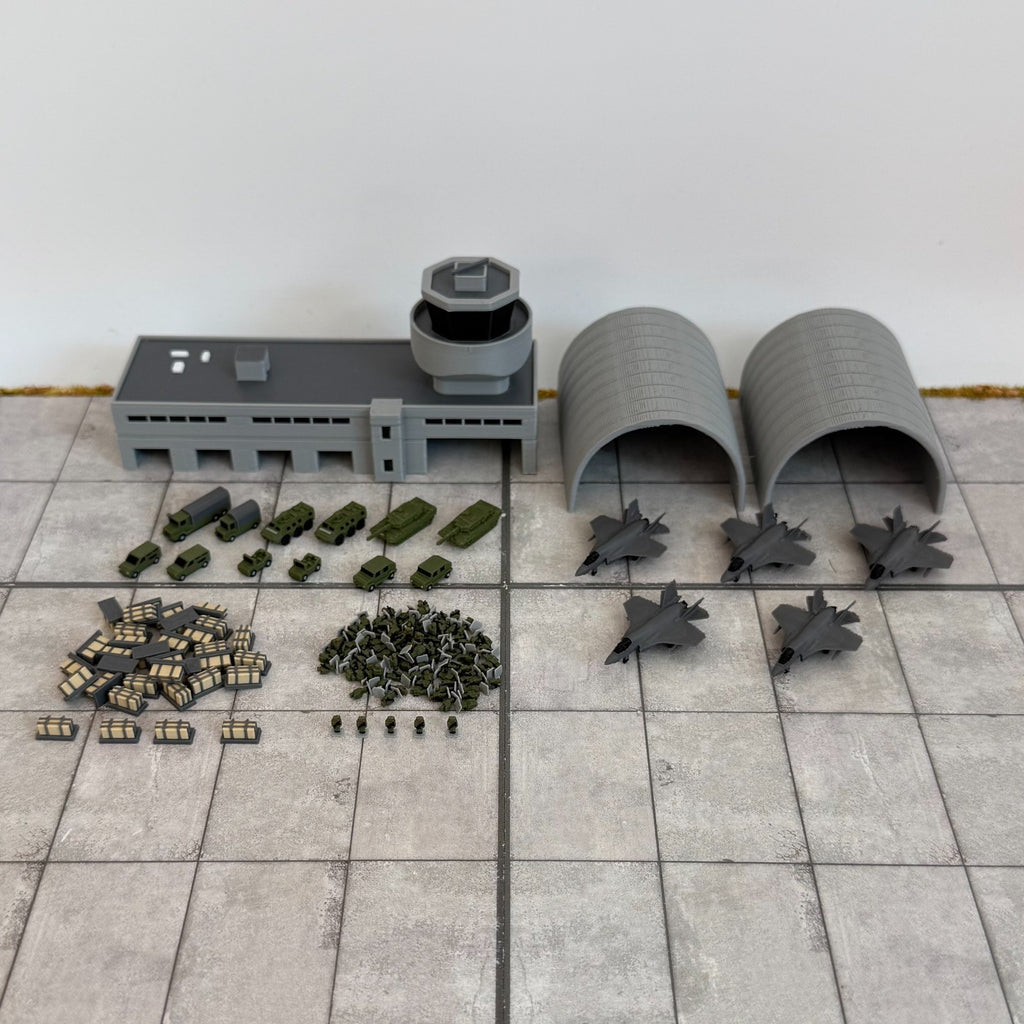 für Herpa Wings 1:500 Air Base Bundle Set Militär Military