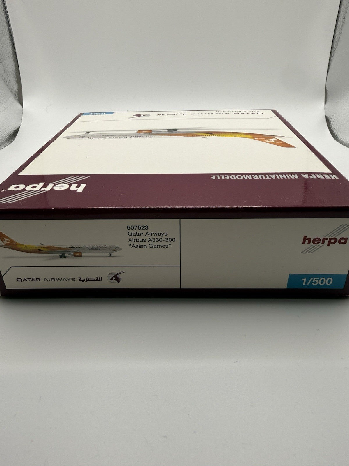 Herpa Wings 1:500 Qatar Airways A330-300 Asian Games