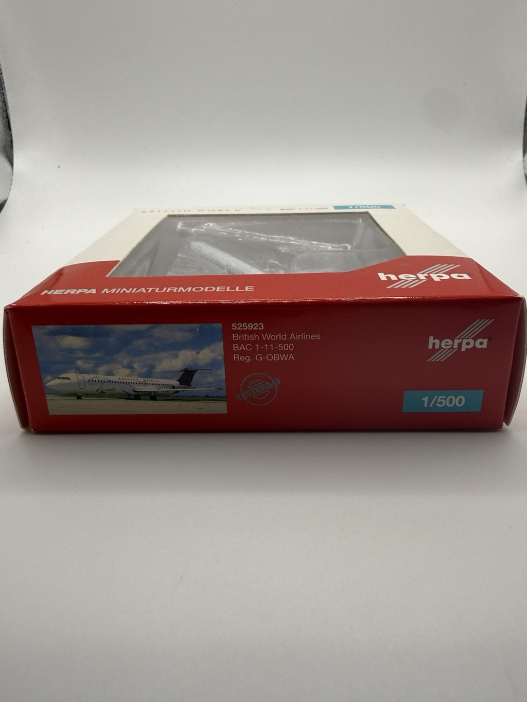 Herpa Wings 1:500 British World Airlines BAC 1-11-500