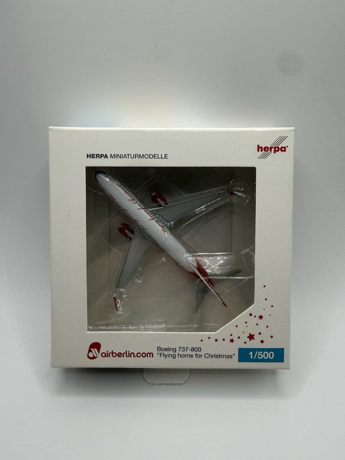 Herpa Wings 1:500 Air Berlin 737-800 Flying Home For Christmas