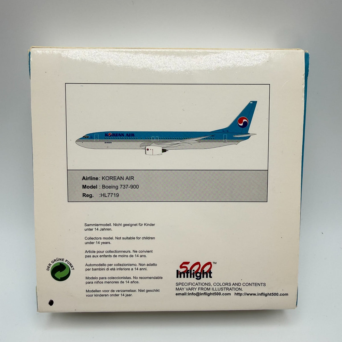 Herpa Wings 1:500 / Inflight500 Korean Airlines 737-900