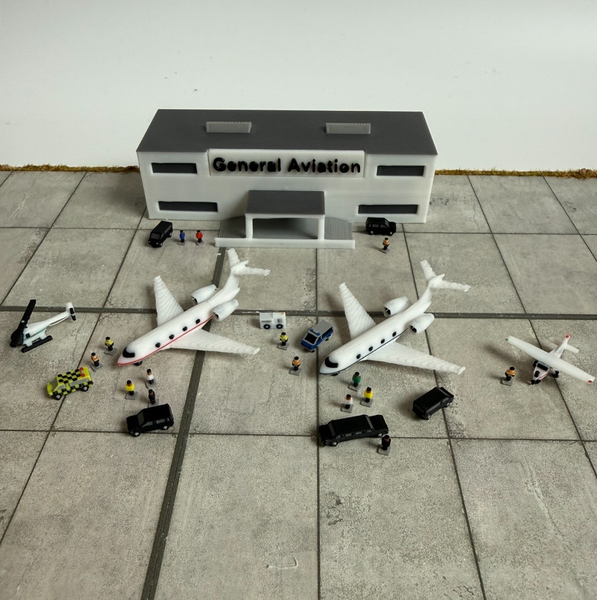 für Herpa Wings 1:500 / 1:400 60x Passengers Passagiere Person GSE / Airport