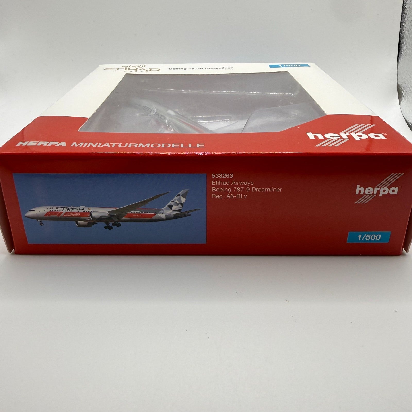 Herpa Wings 1:500 Etihad Airways 787-9 Formula One F1