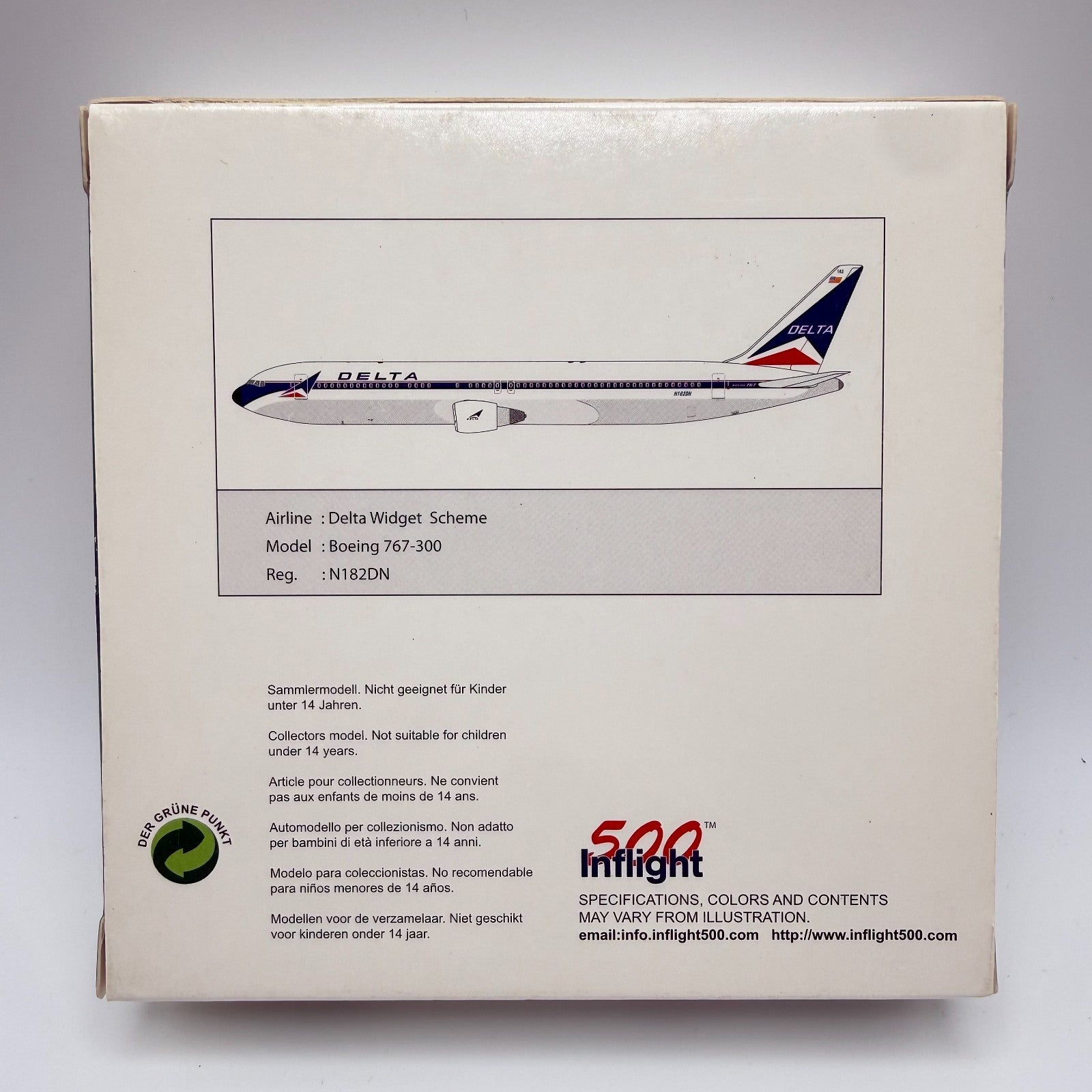 Herpa Wings 1:500 / Inflight500 Delta Airlines 767-300