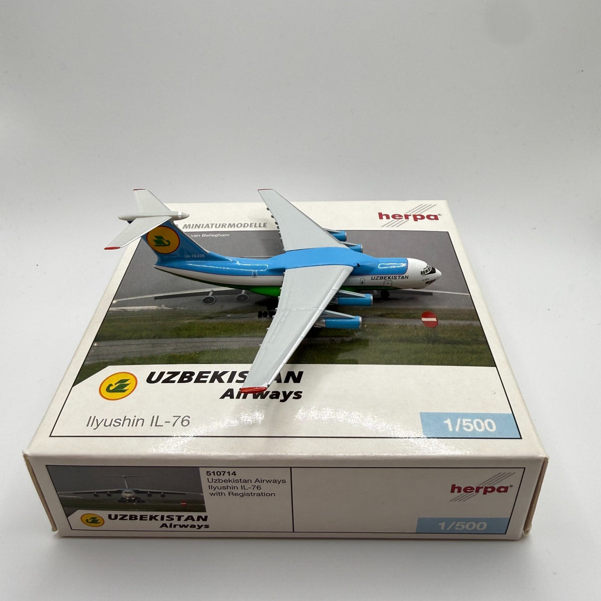 Herpa Wings 1:500 Uzbekistan Airways IL-76