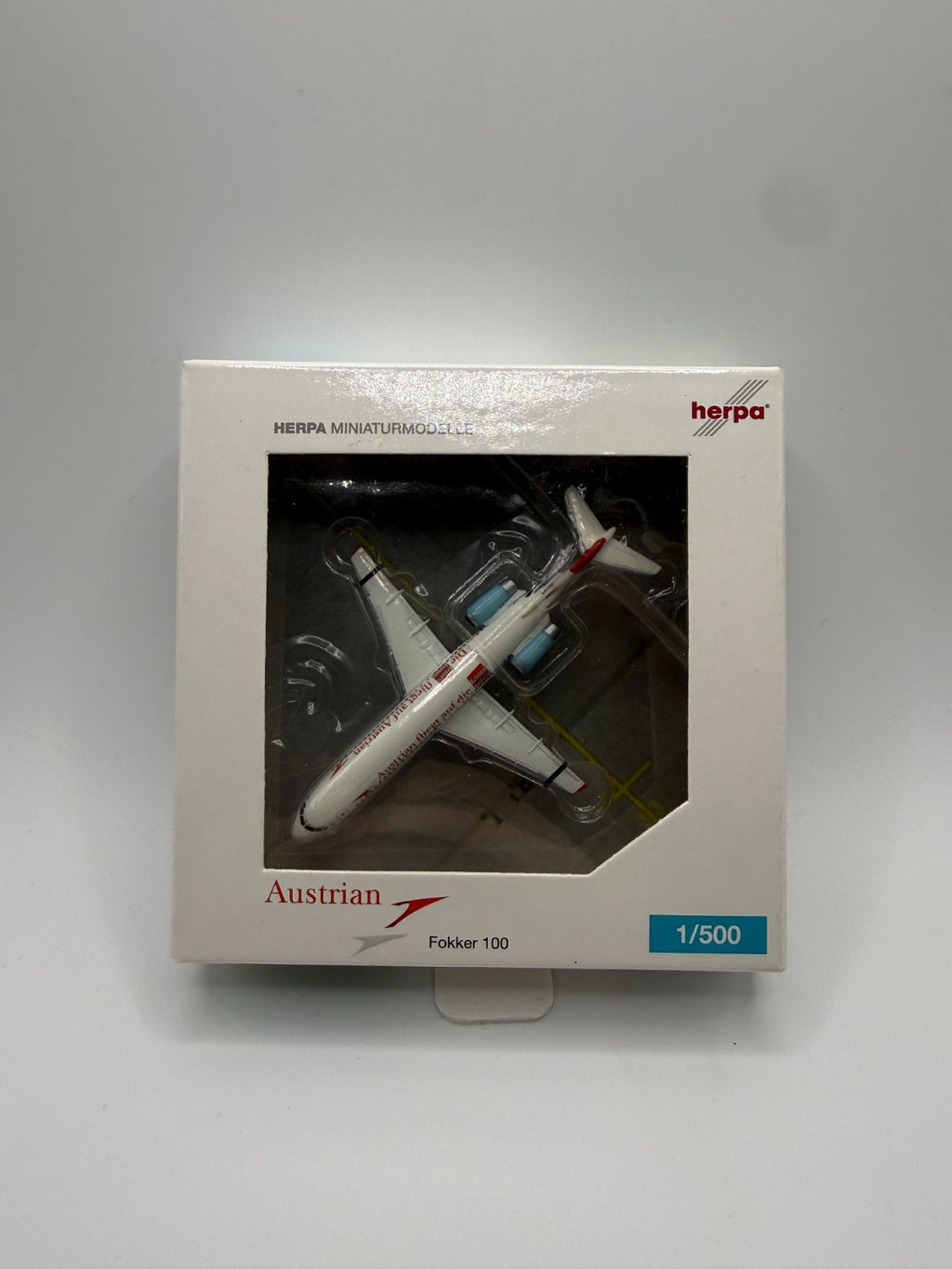 Herpa Wings 1:500 Austrian Airlines Fokker 100