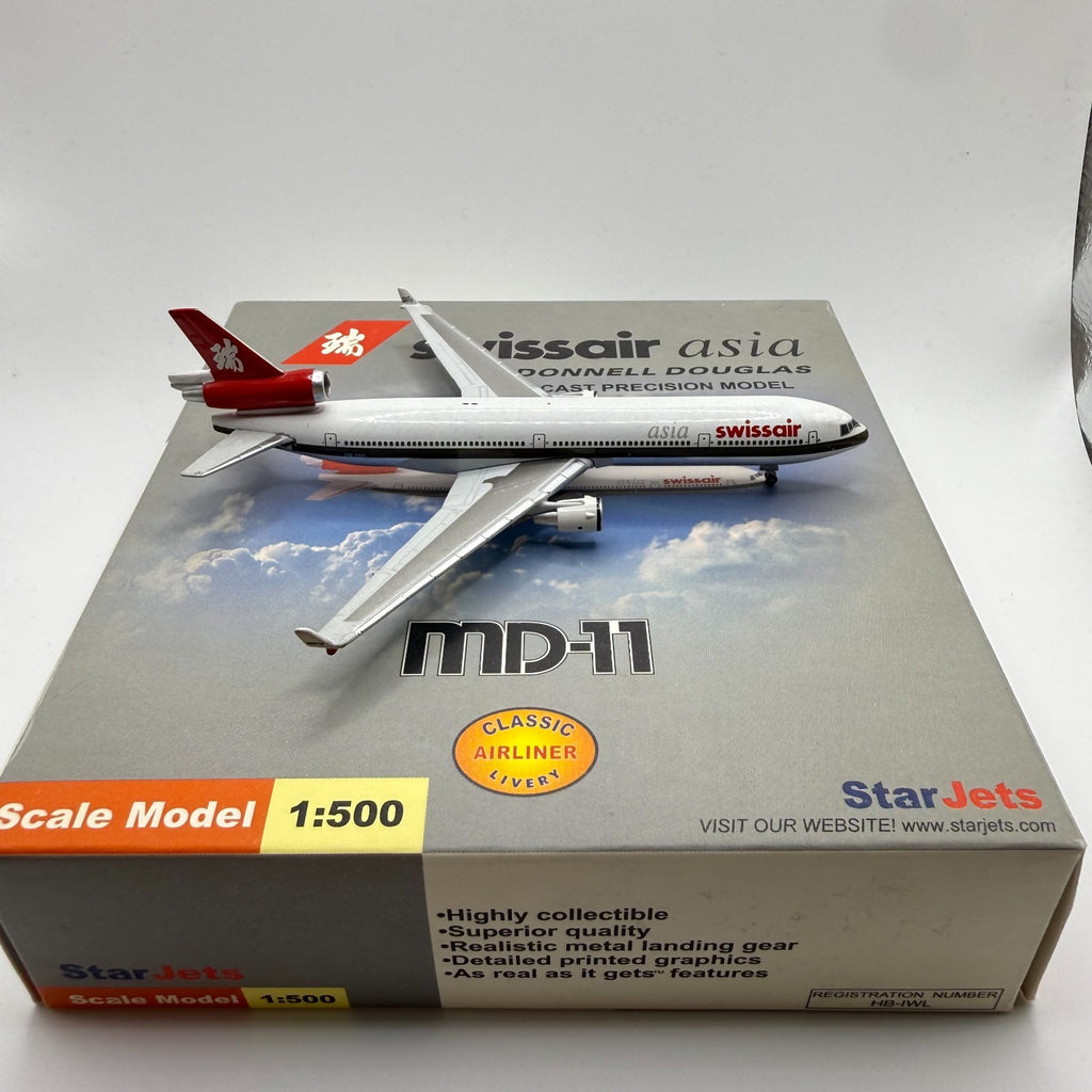 Herpa Wings / Star Jets 1:500 Swissair Asia MD-11