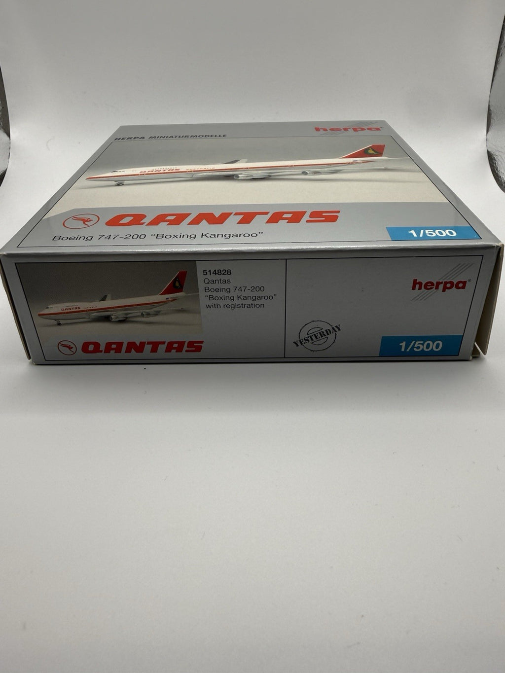 Herpa Wings 1:500 Qantas 747-100 retro Boxing Kangaroo