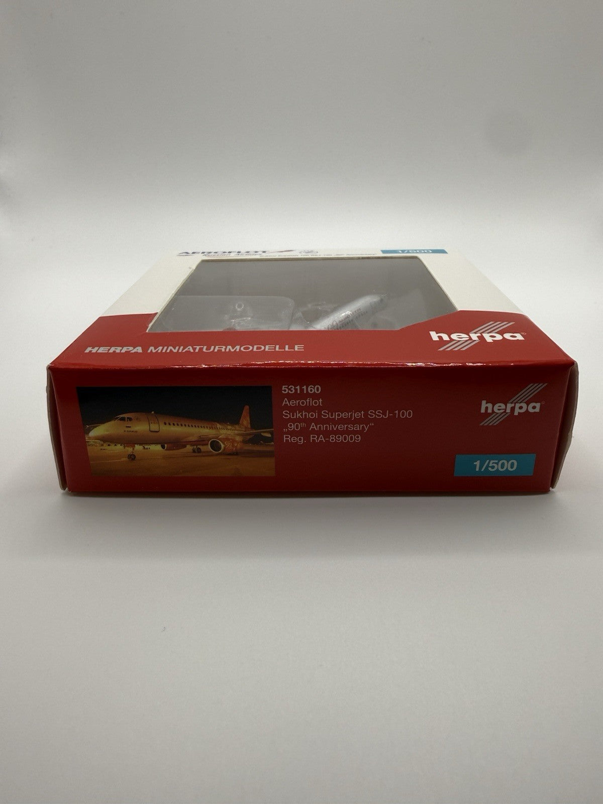 Herpa Wings 1:500 Aeroflot Sukhoi Superjet 100