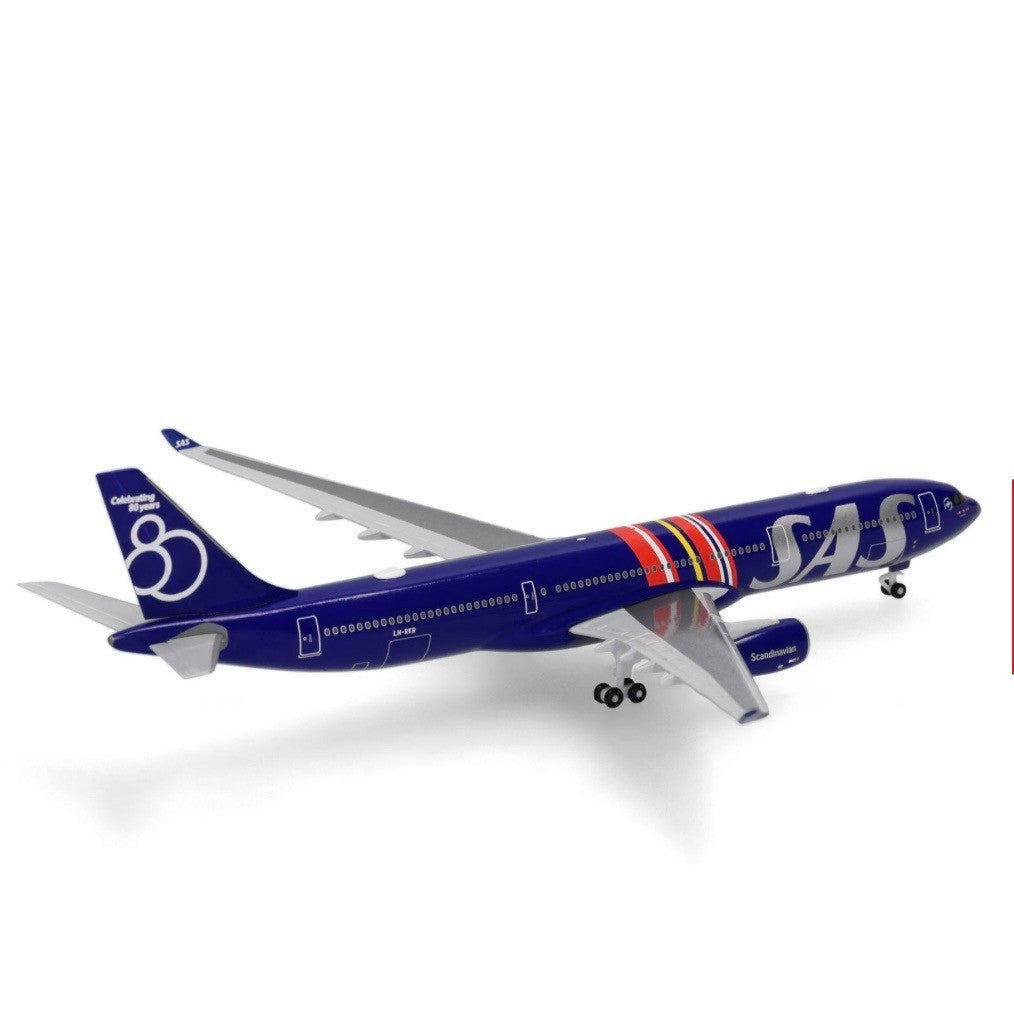 Herpa Wings 1:500 Airbus A330-300 SAS 80 Years 539623