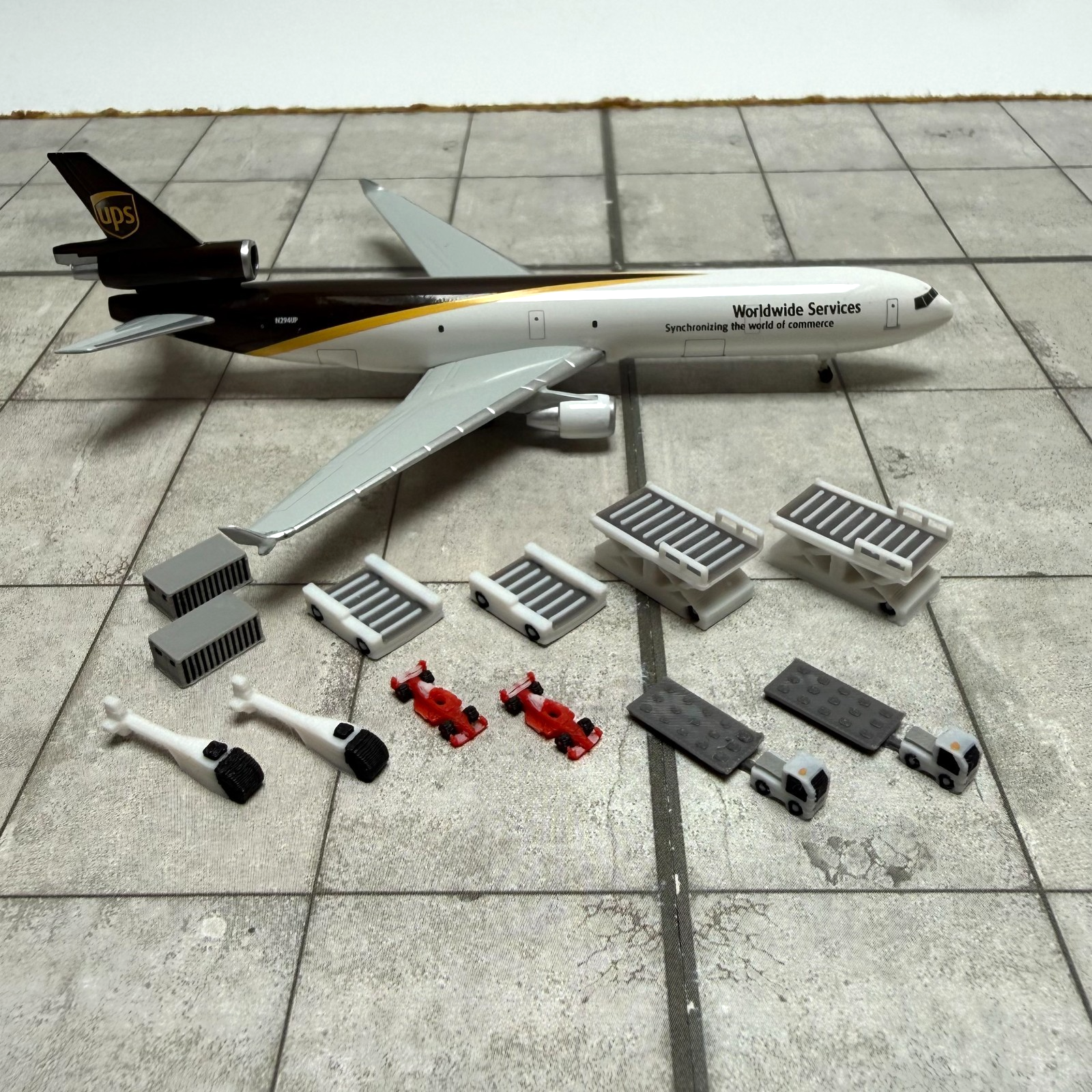 für Herpa Wings 1:500 / 1:400 Special Cargo Set / GSE