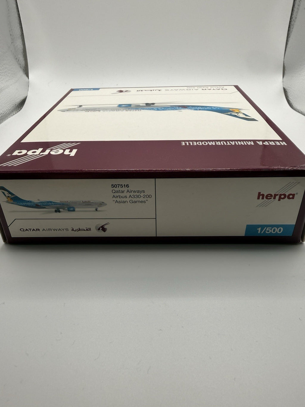 Herpa Wings 1:500 Qatar Airways A330-200 Asian Games