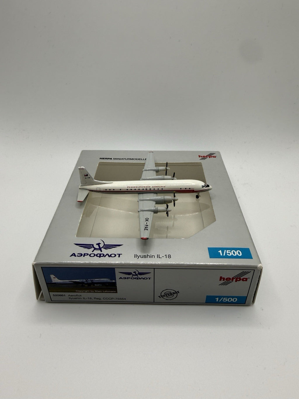 Herpa Wings 1:500 CSA IL-18