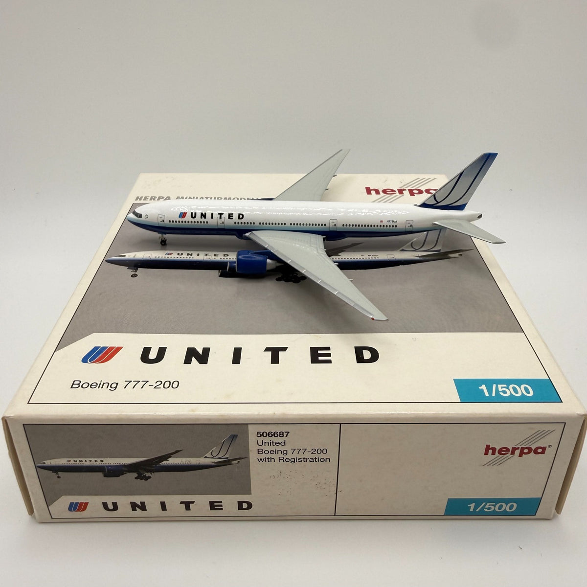 Herpa Wings 1:500 United Airlines 777-200