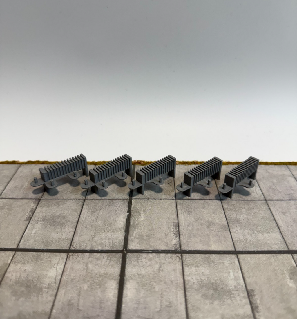 für Herpa Wings 1:500 / 1:400 5x Fluggastbrücken Jet bridges Gangways Zubehör