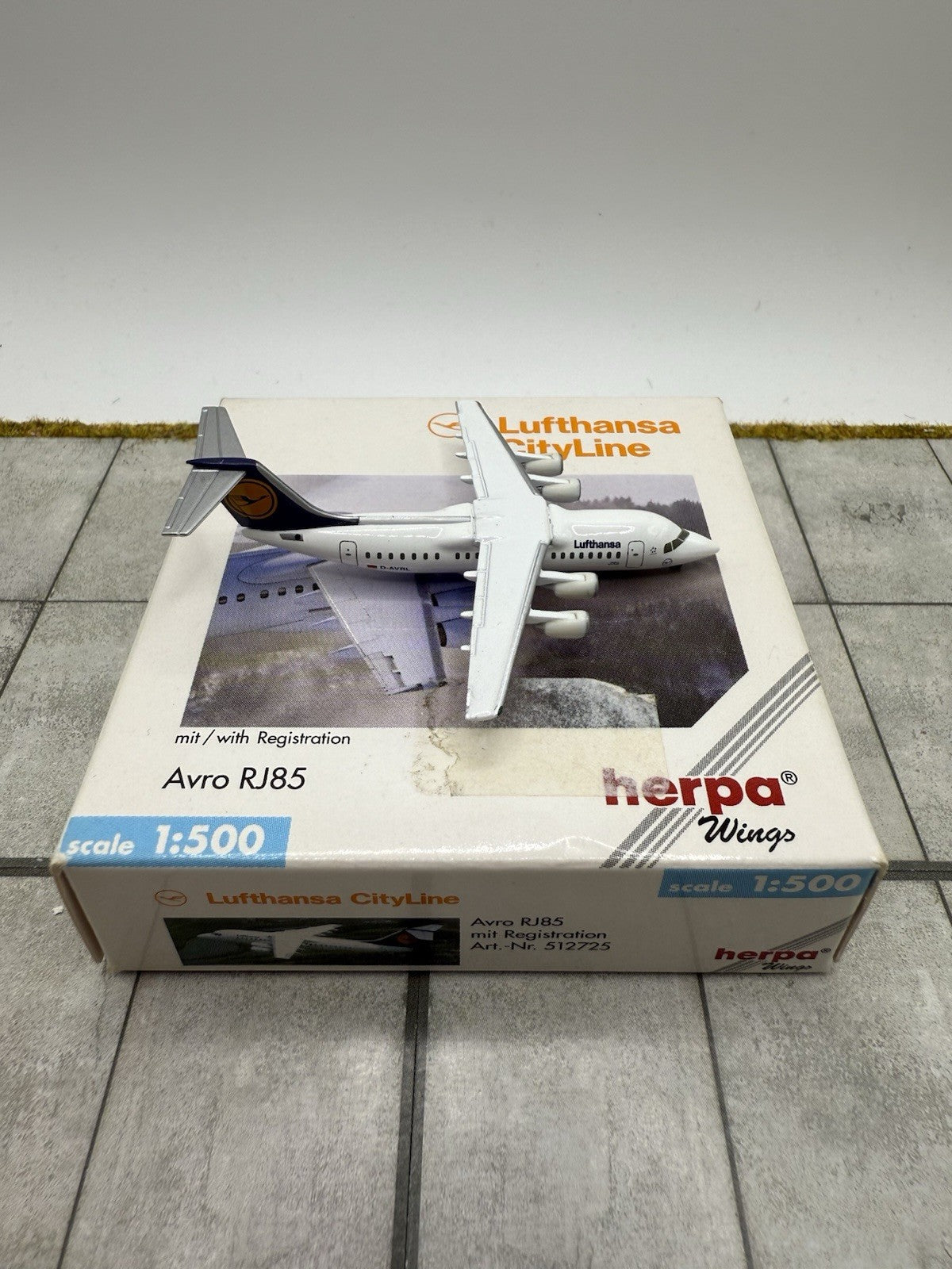 Herpa Wings 1:500 Lufthansa Cityline Avro R185