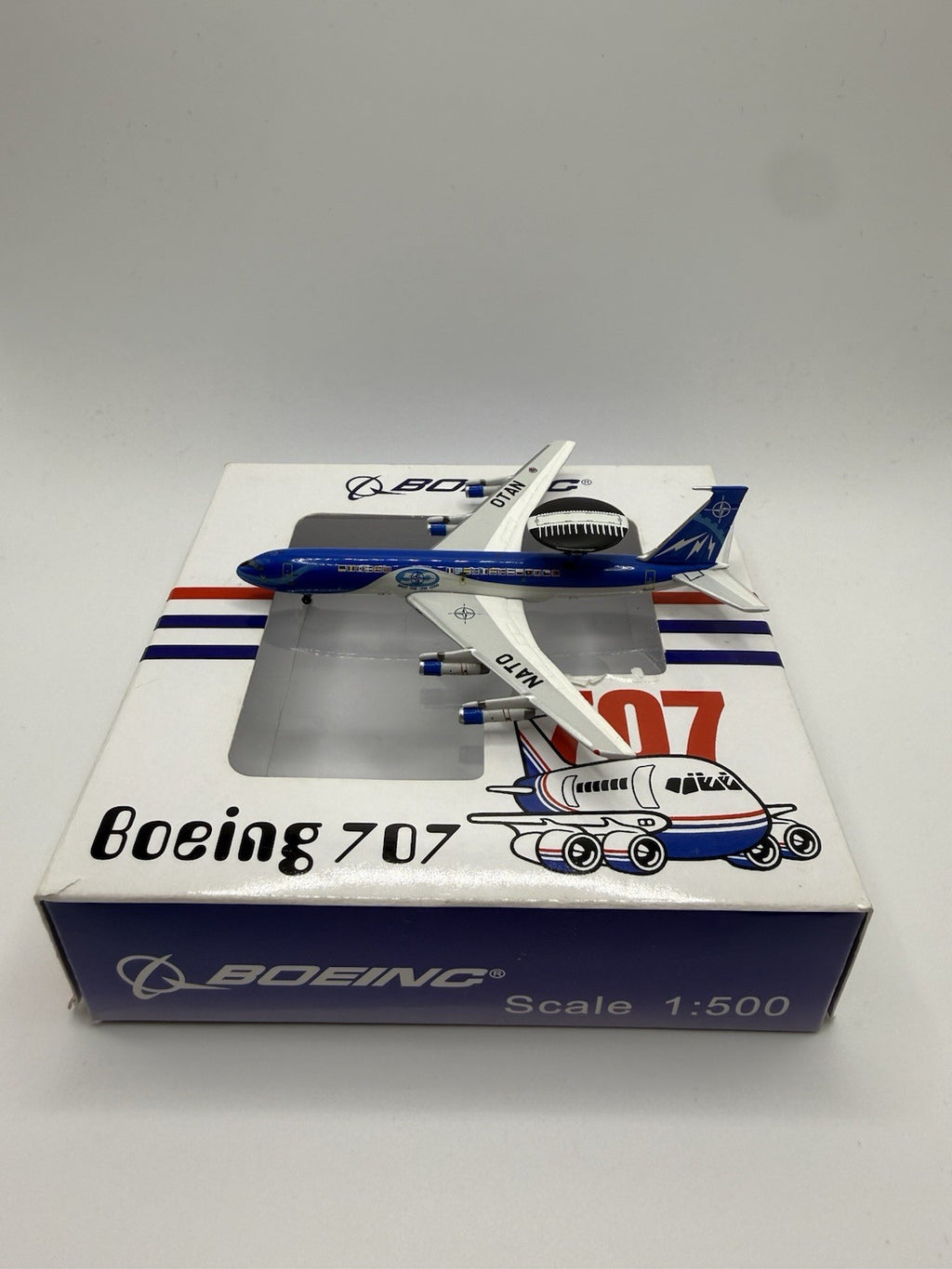 wie Herpa Wings 1:500 NATO Boeing 707 Awacs