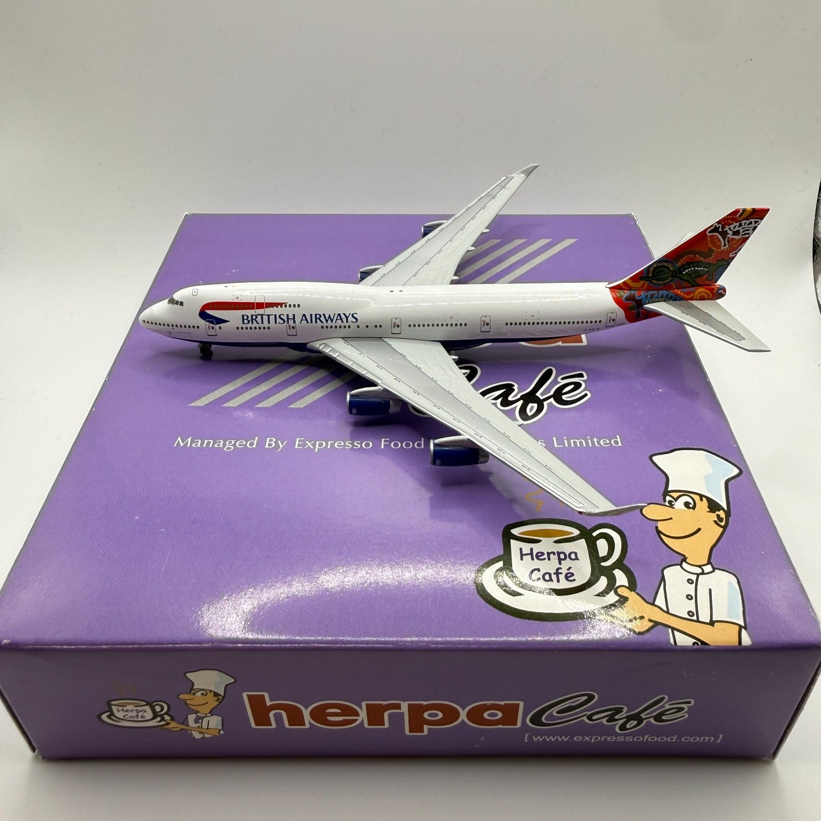 Herpa Wings 1:500 British Airways 747-400