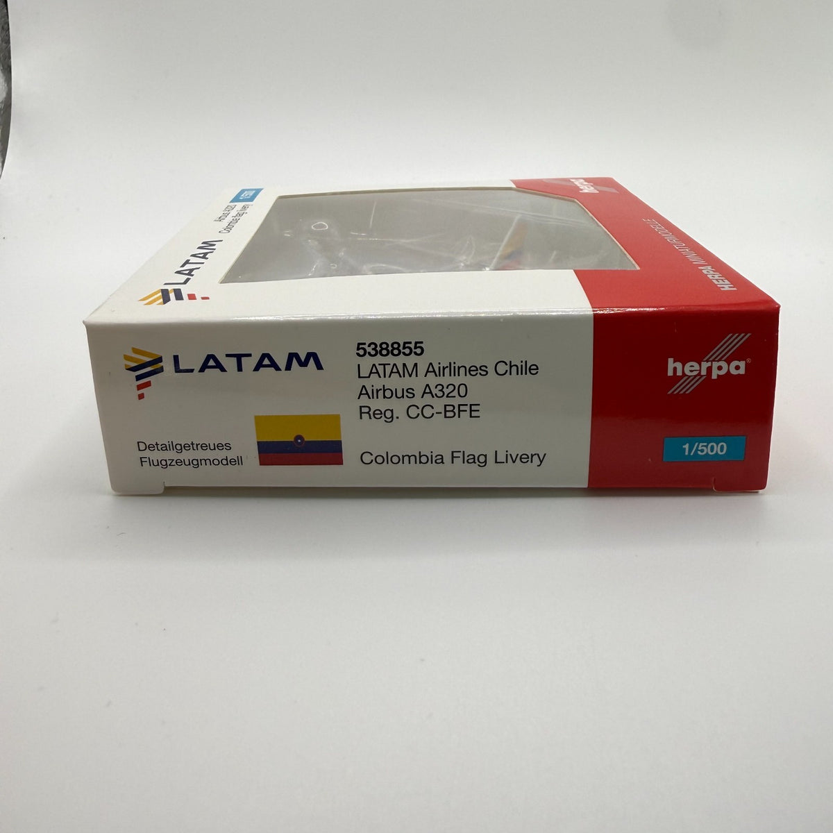Herpa Wings 1:500 LATAM A319 Colombia Flag