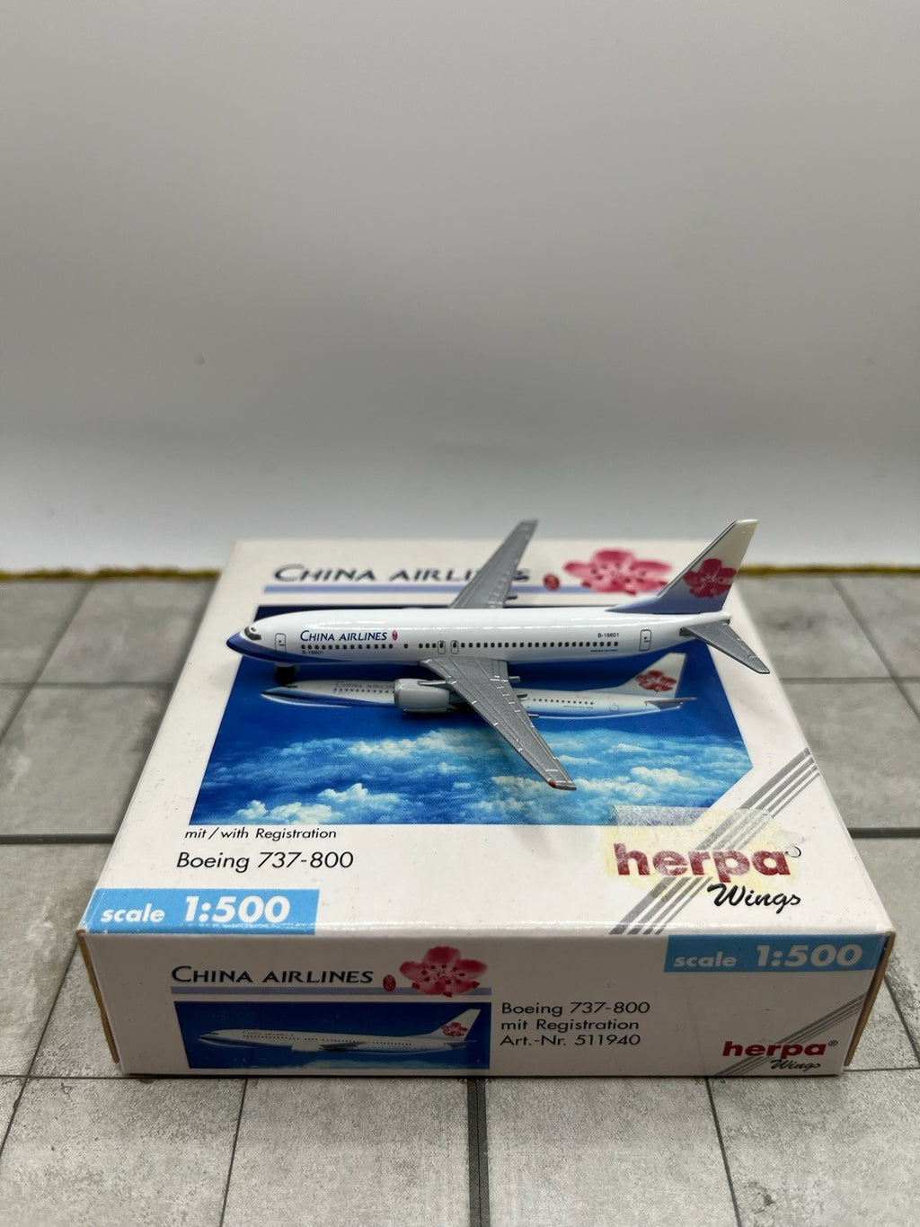 Herpa Wings 1:500 China Airlines 737-800