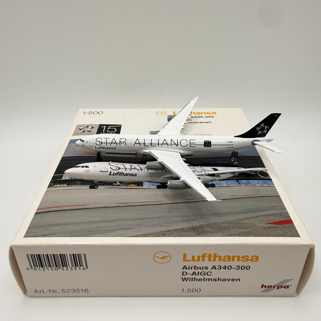 Herpa Wings 1:500 Lufthansa A340-300 Star Alliance