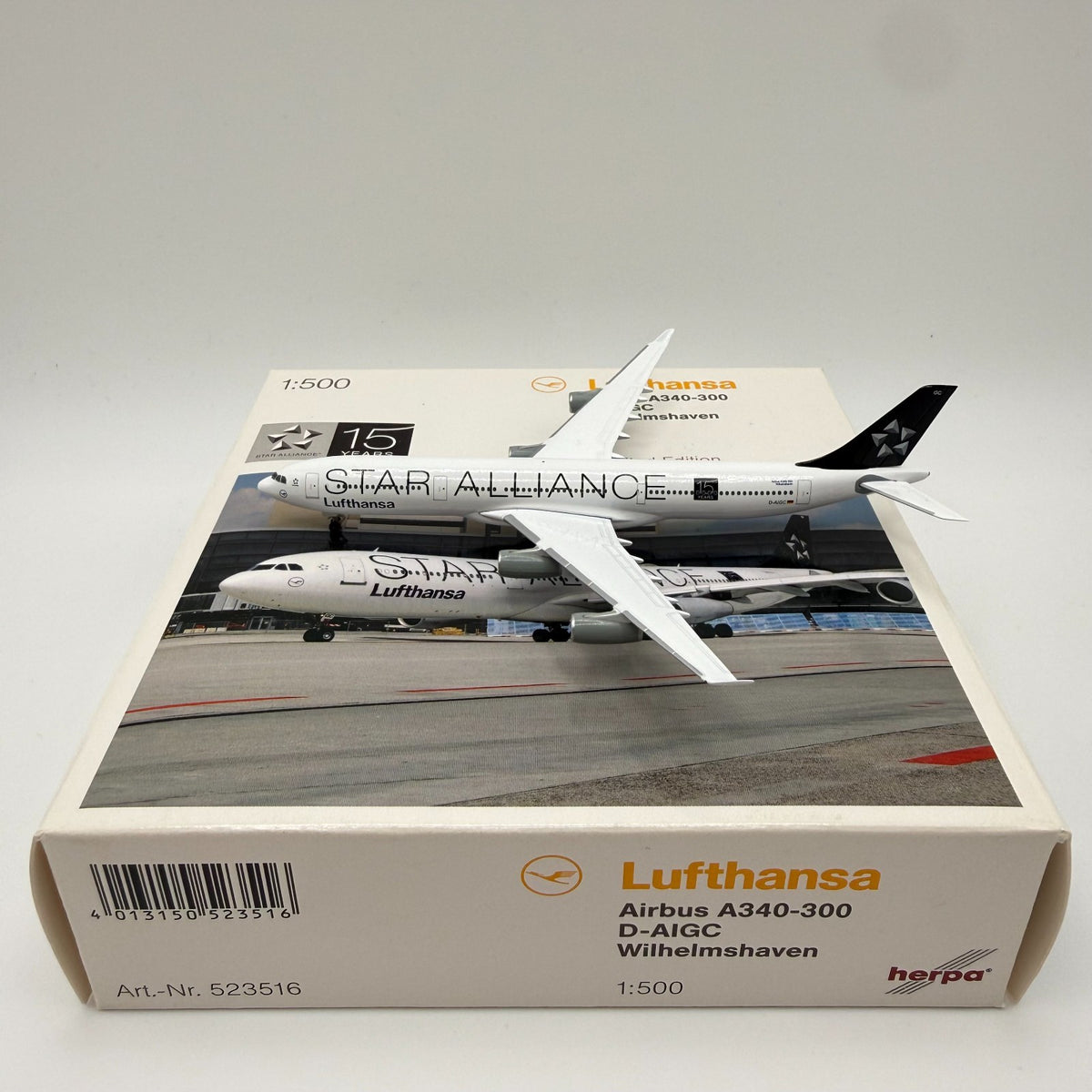 Herpa Wings 1:500 Lufthansa A340-300 Star Alliance