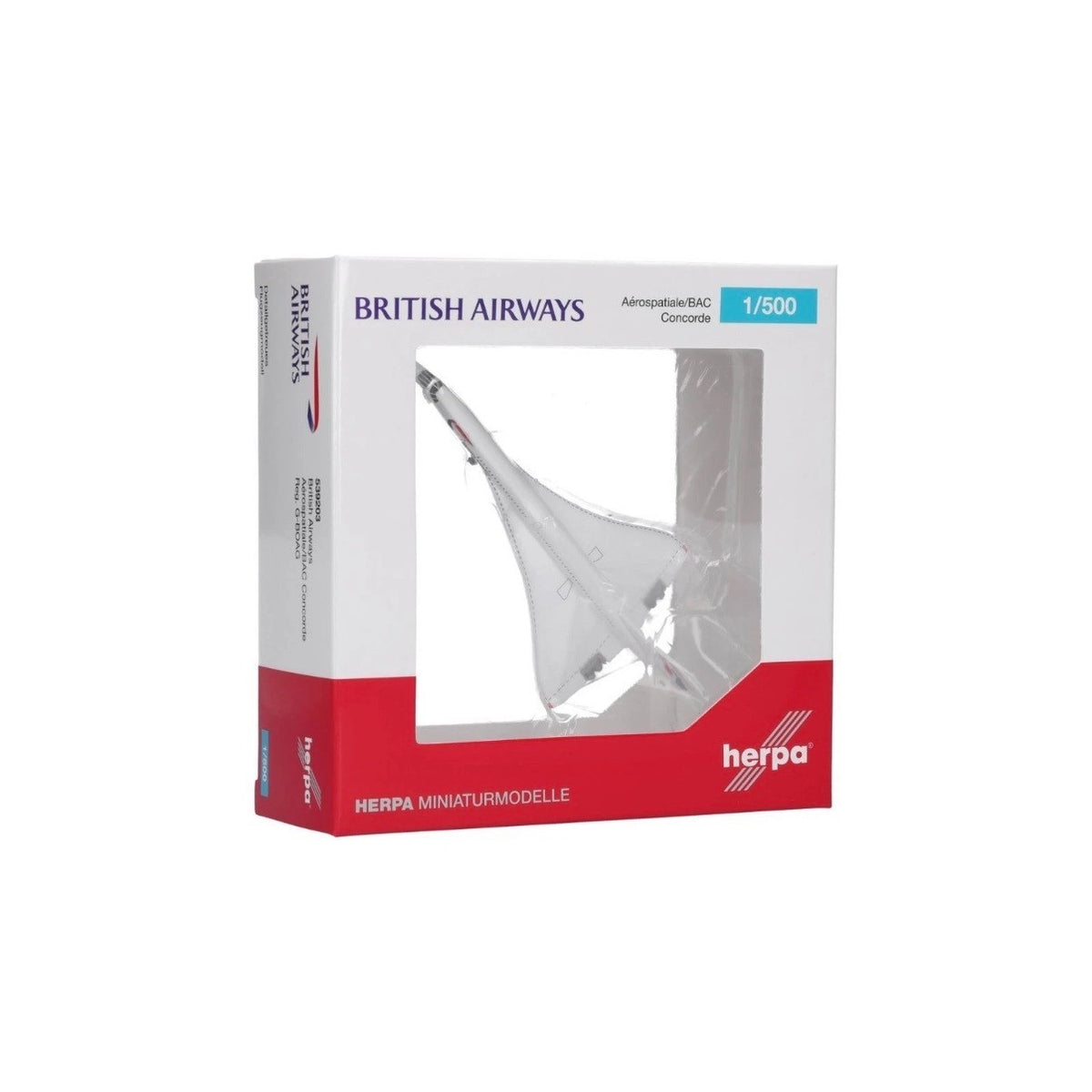 Herpa Wings 1:500 British Airways Concorde 539203