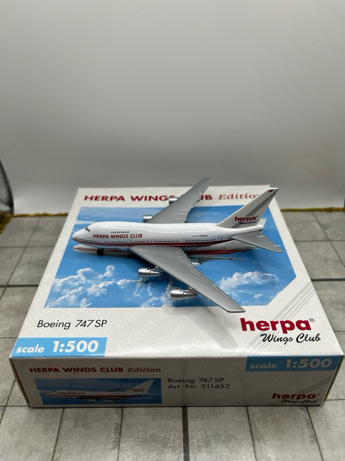 Herpa Wings 1:500 Club Edition 747SP