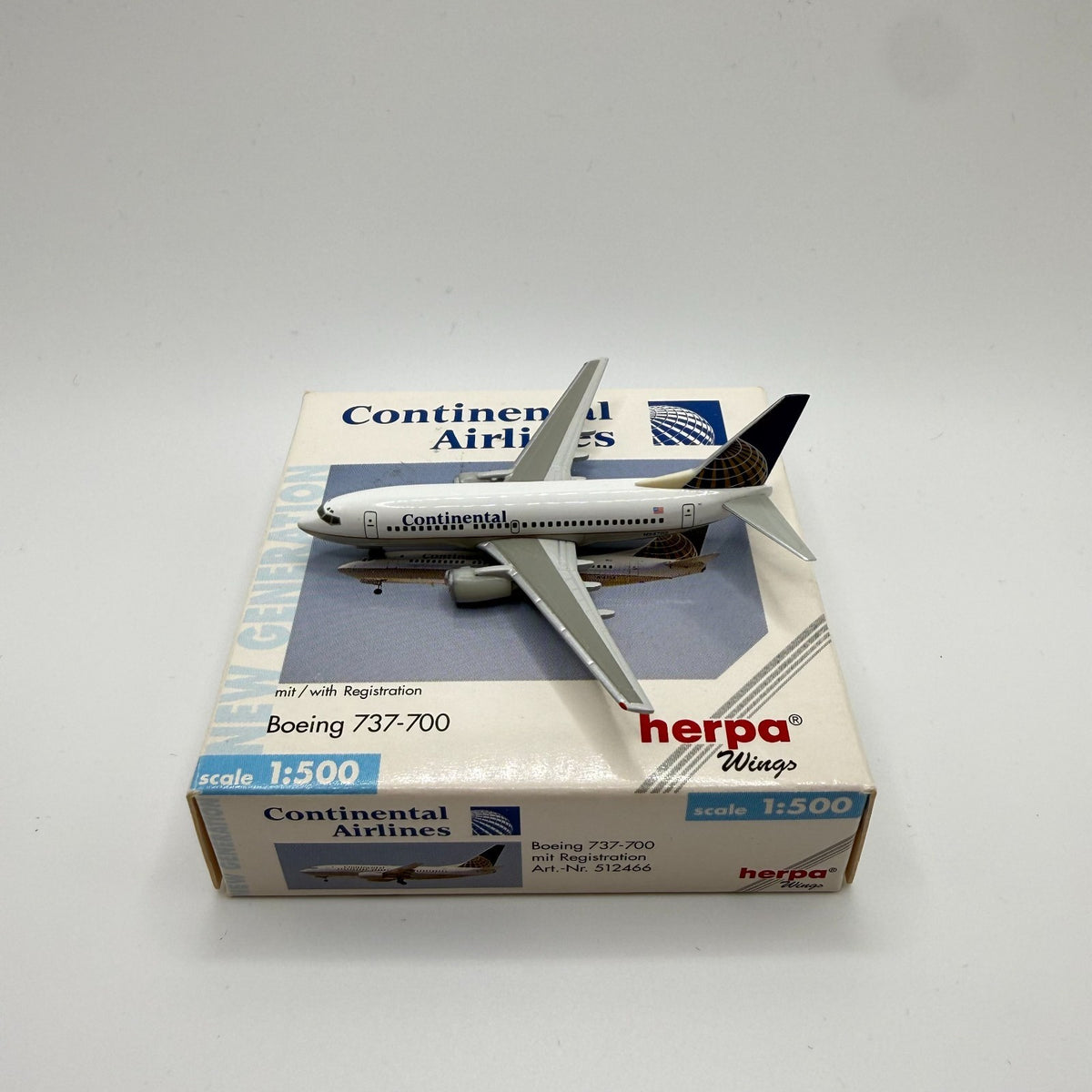 Herpa Wings 1:500 Continental Airlines 737-700
