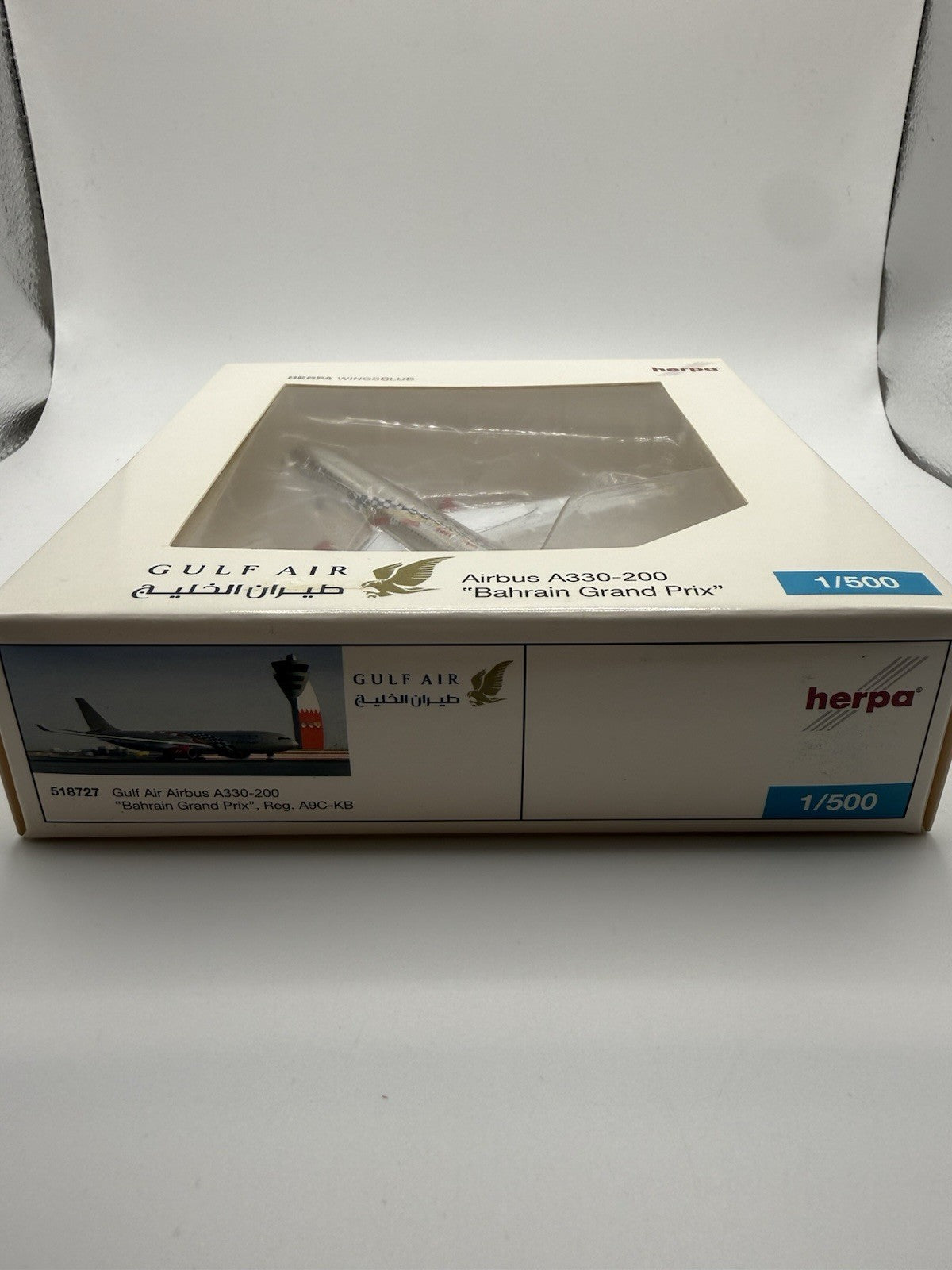 Herpa Wings 1:500 Gulf Air A330-200 Bahrain Grand Prix