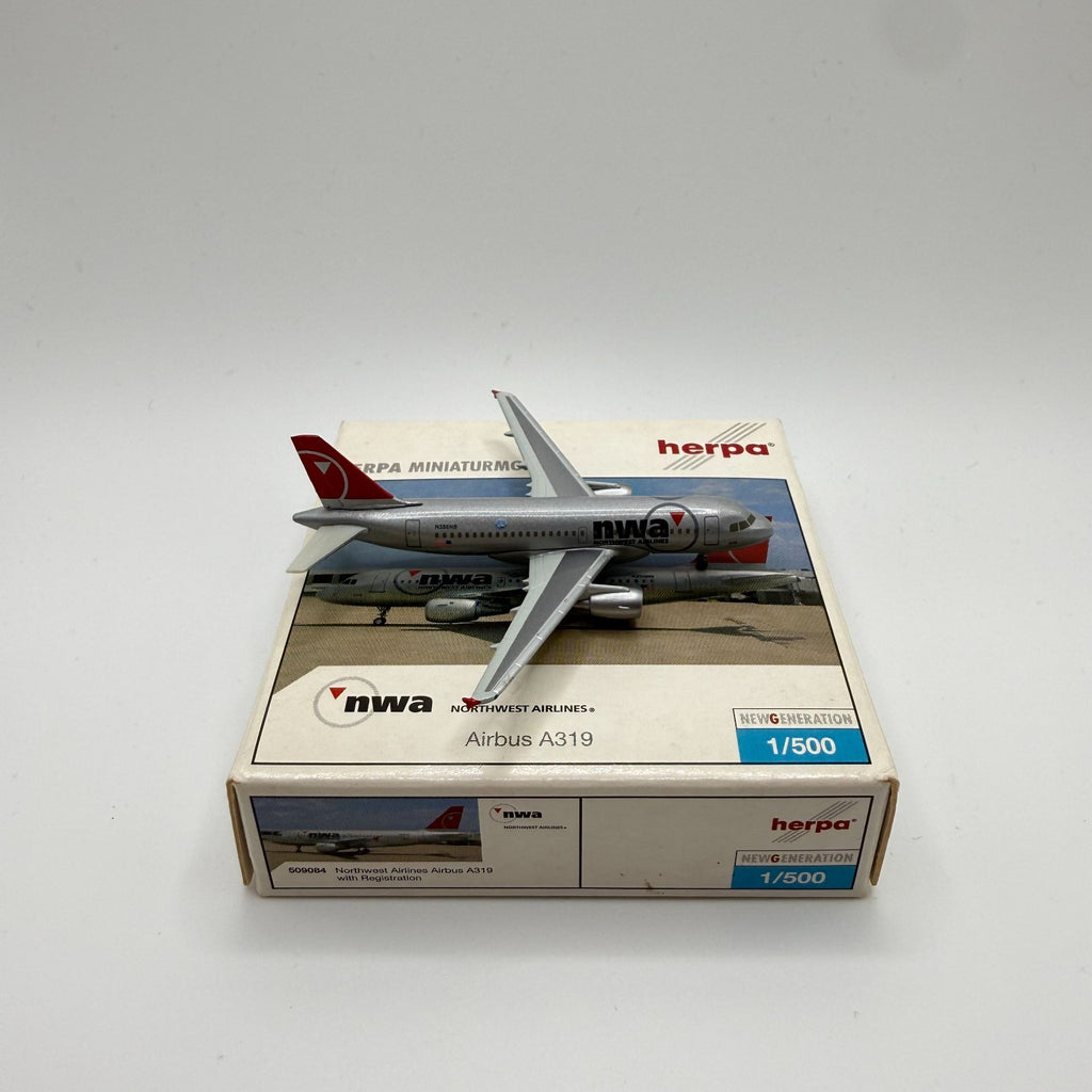 Herpa Wings 1:500 NWA Northwest Airlines A319