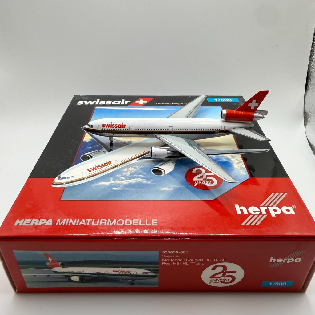 Herpa Wings 1:500 Swissair  DC-10