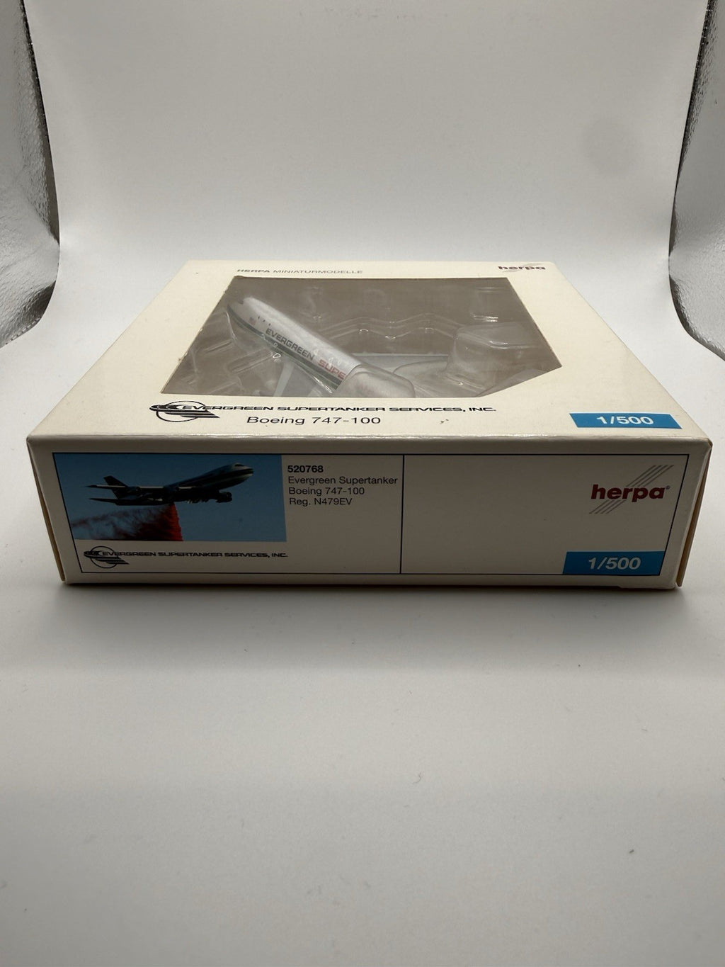 Herpa Wings 1:500 Evergreen Supertanker 747-100