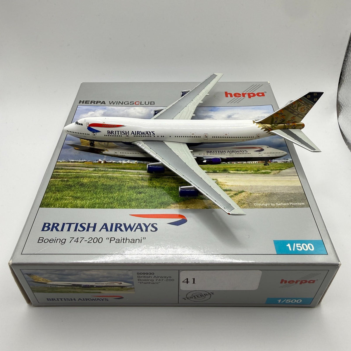 Herpa Wings 1:500 British Airways 747-400 Paithani