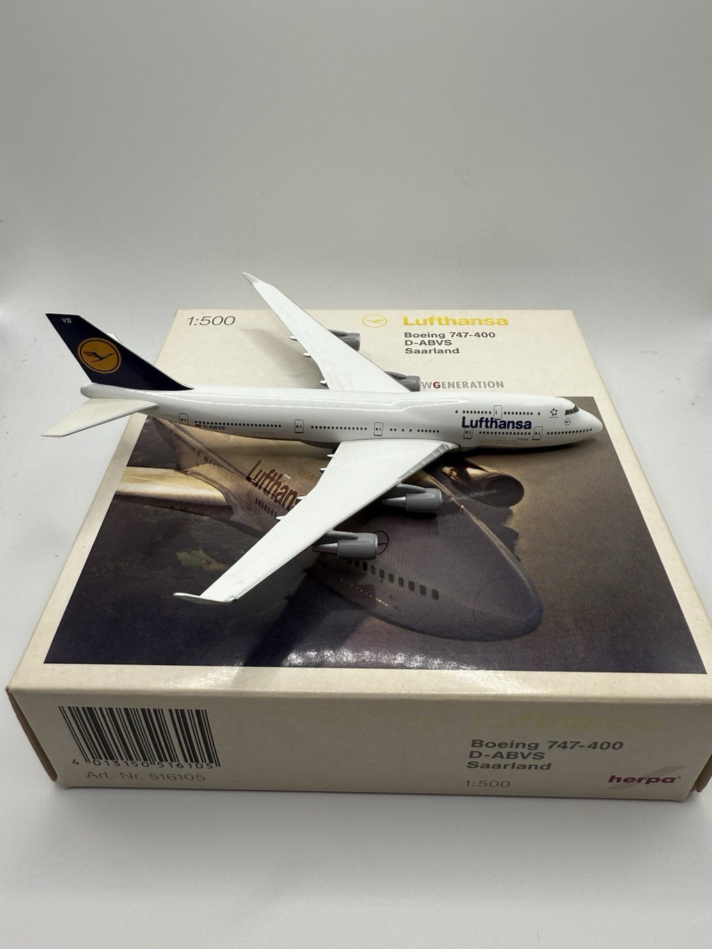 Herpa Wings 1:500 Lufthansa 747-400