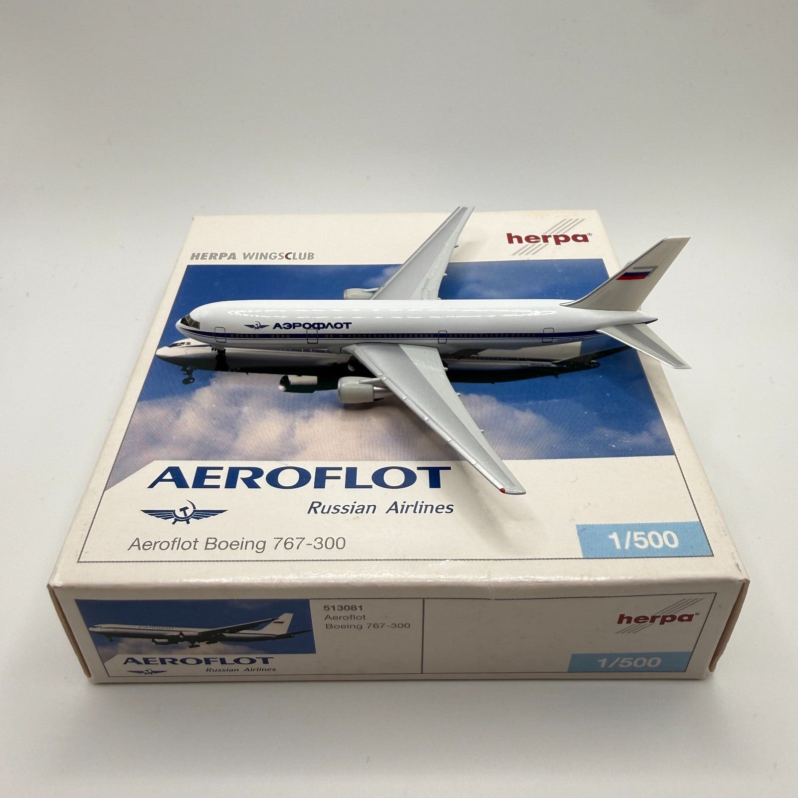 Herpa Wings 1:500 Aeroflot 767-300