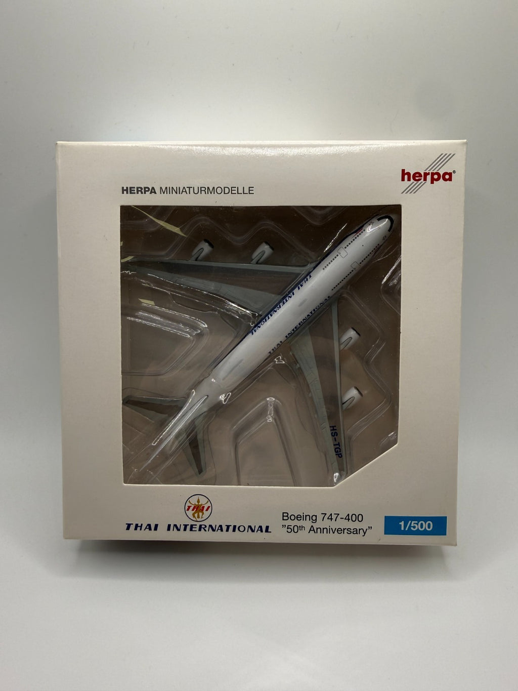 Herpa Wings 1:500 Thai International 747-400