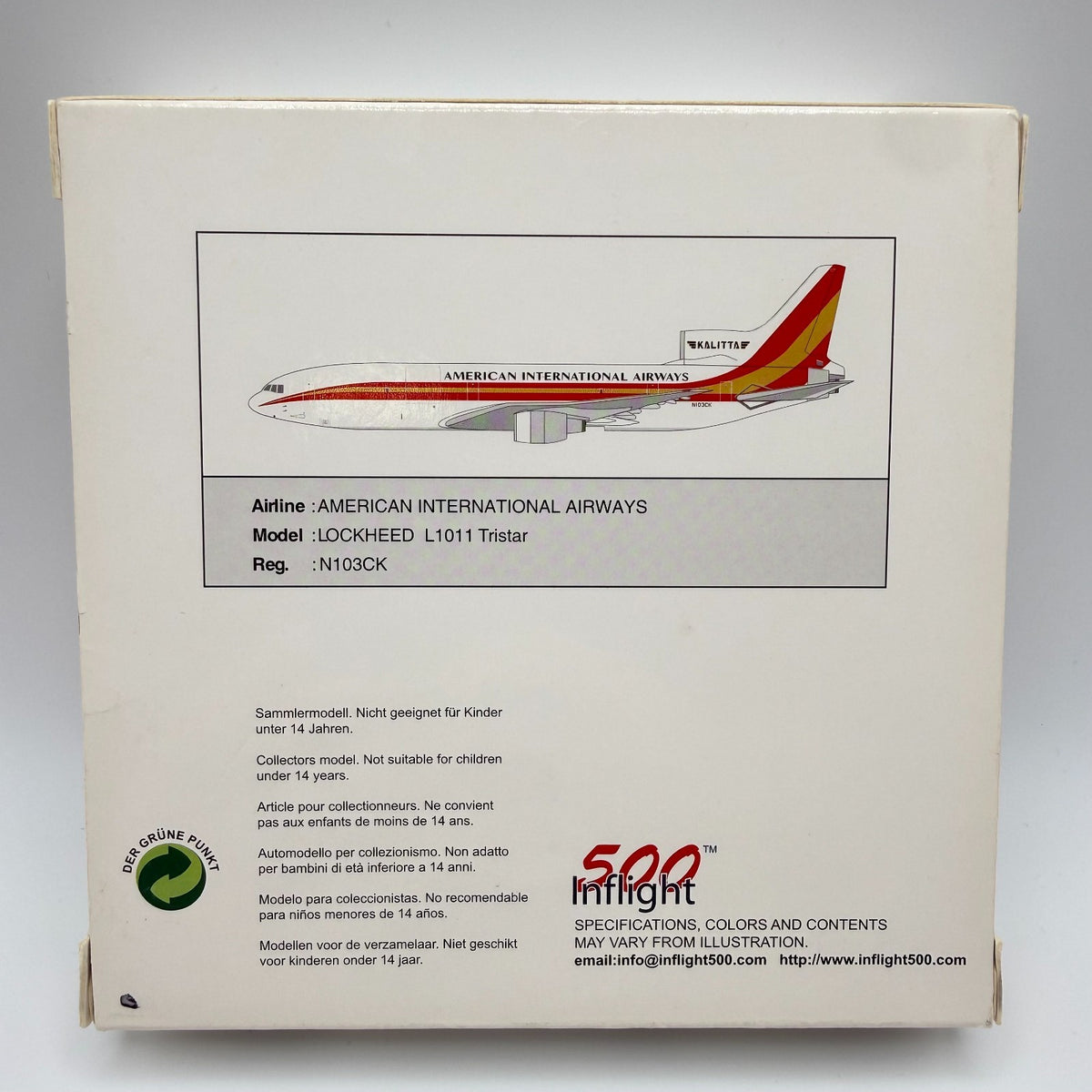 Herpa Wings 1:500 / Inflight500 American International Airways L-1011 Tristar
