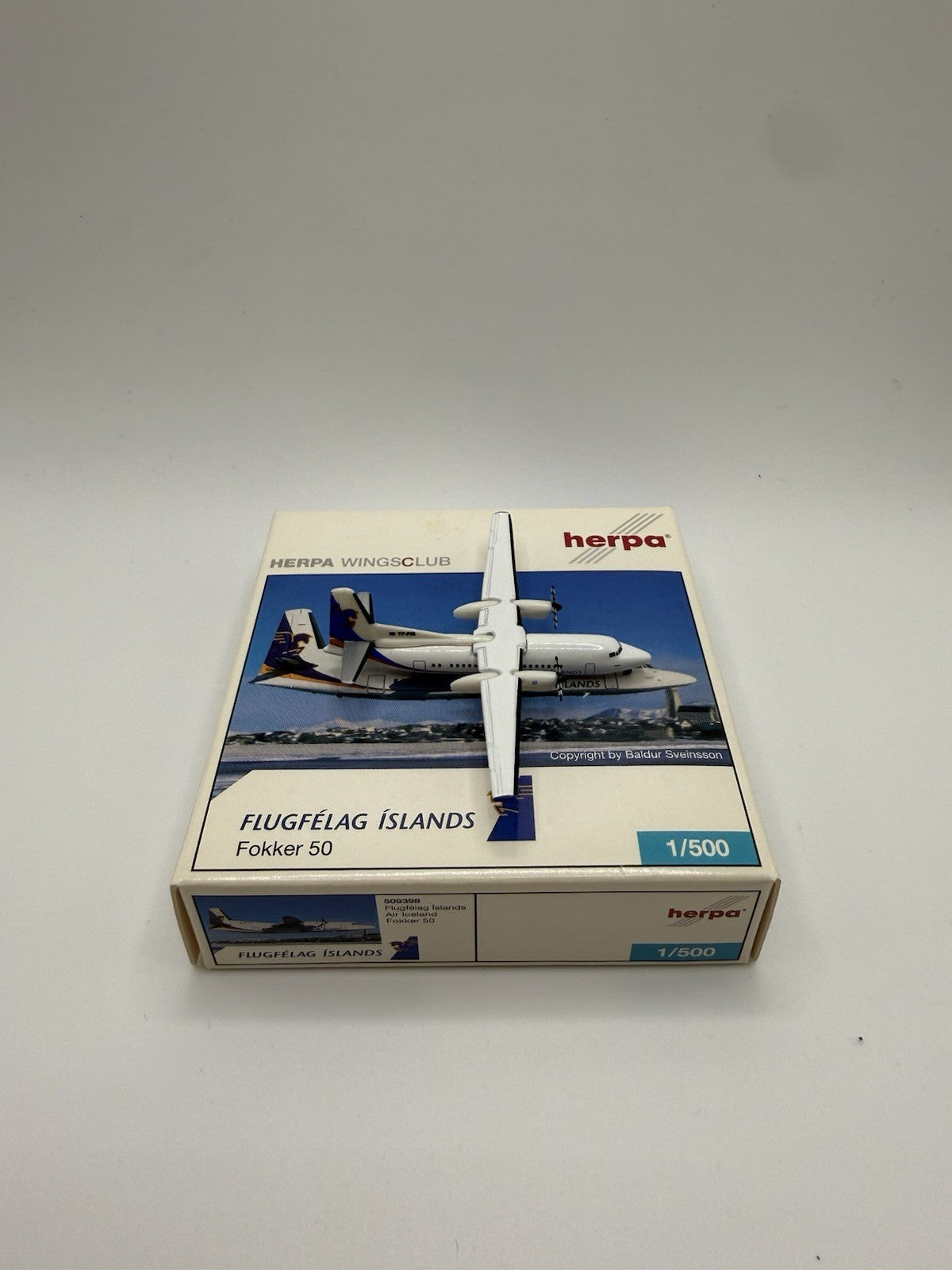 Herpa Wings 1:500 Flugfelag Islands Fokker 50