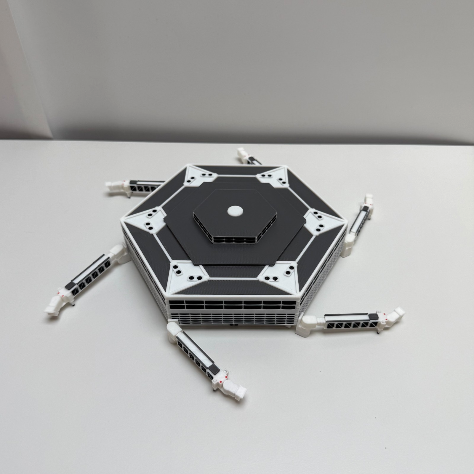 für Herpa Wings 1:500 / 1:400 Hexagon Terminal + Jet bridges Flughafen Airport