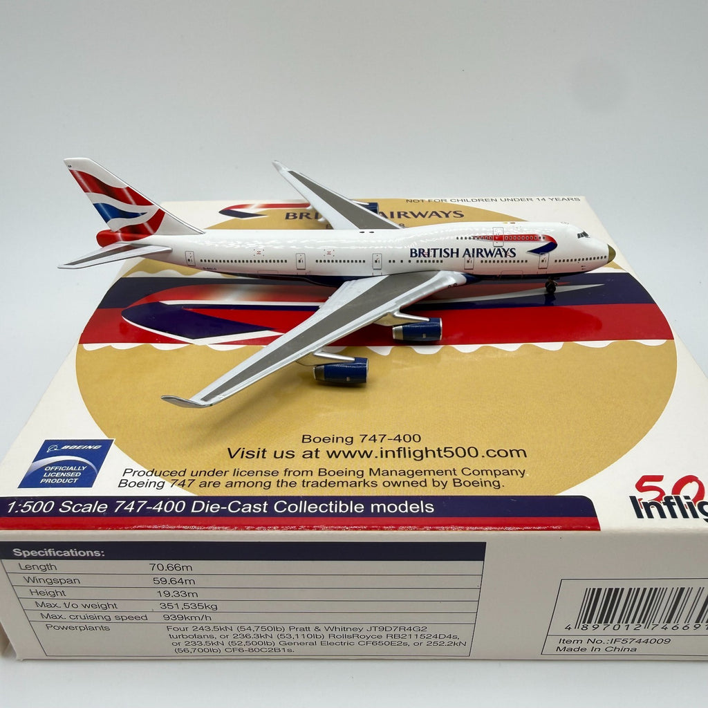 Herpa Wings 1:500 / Inflight500 British Airways 747-400