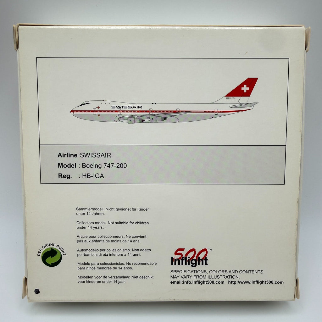 Herpa Wings 1:500 / Inflight500 Swissair 747-200