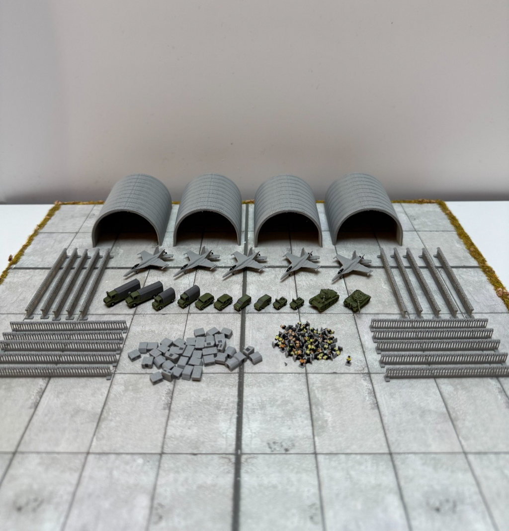 für Herpa Wings 1:500 Bundle Set Militär Military GSE / Airport