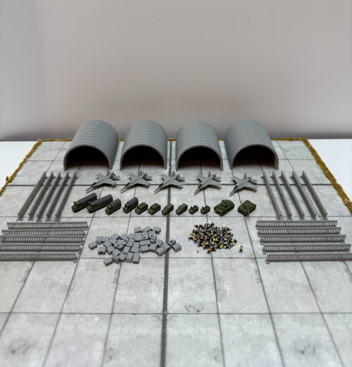 für Herpa Wings 1:500 Bundle Set Militär Military GSE / Airport