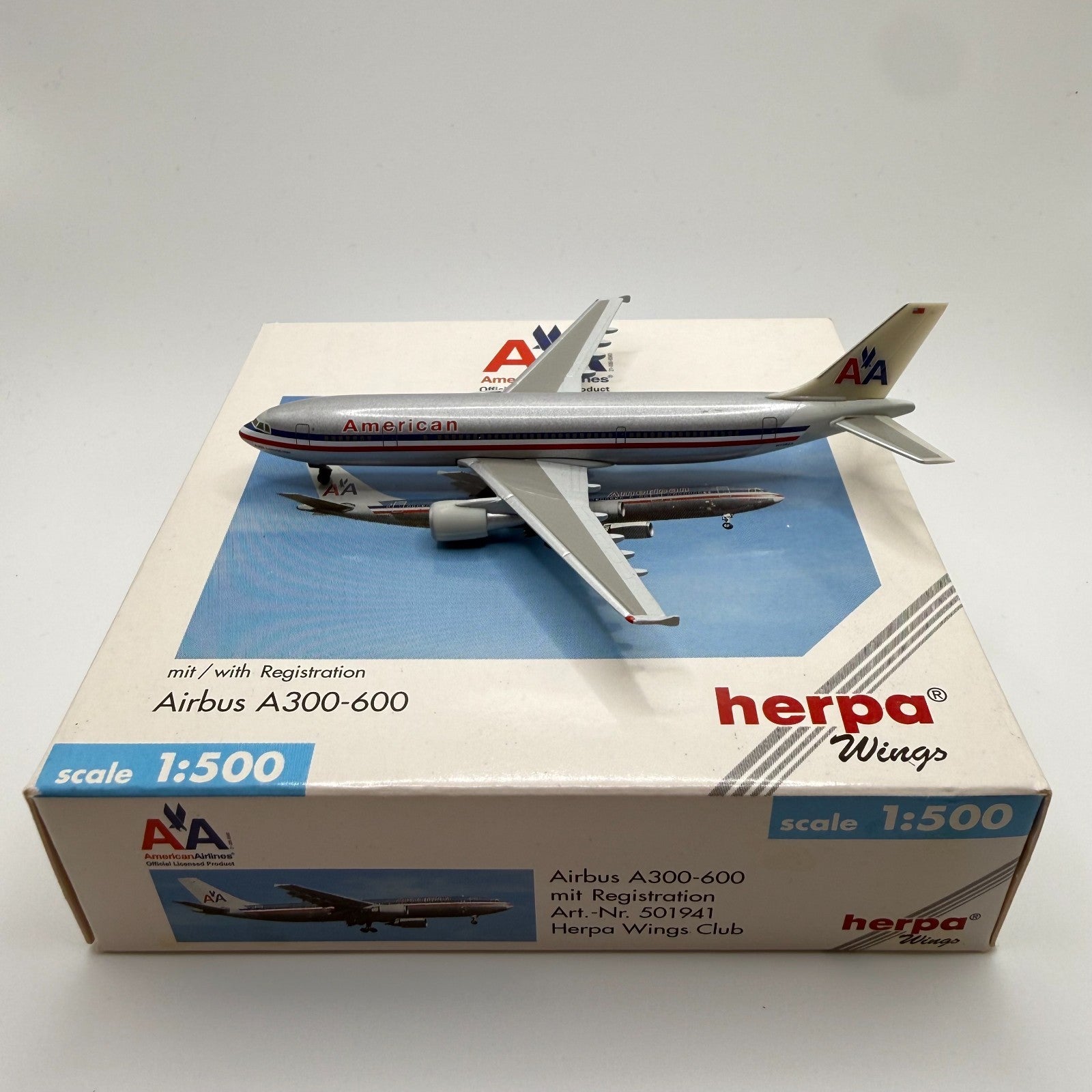 Herpa Wings 1:500 American Airlines A300-600