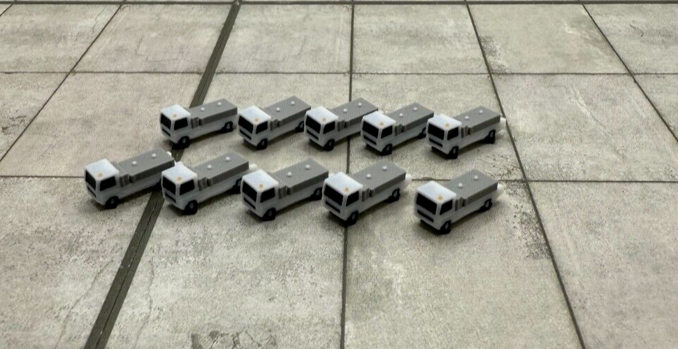 für Herpa Wings 1:500 10x  Lavatory trucks  old version GSE / Airport Accessoire