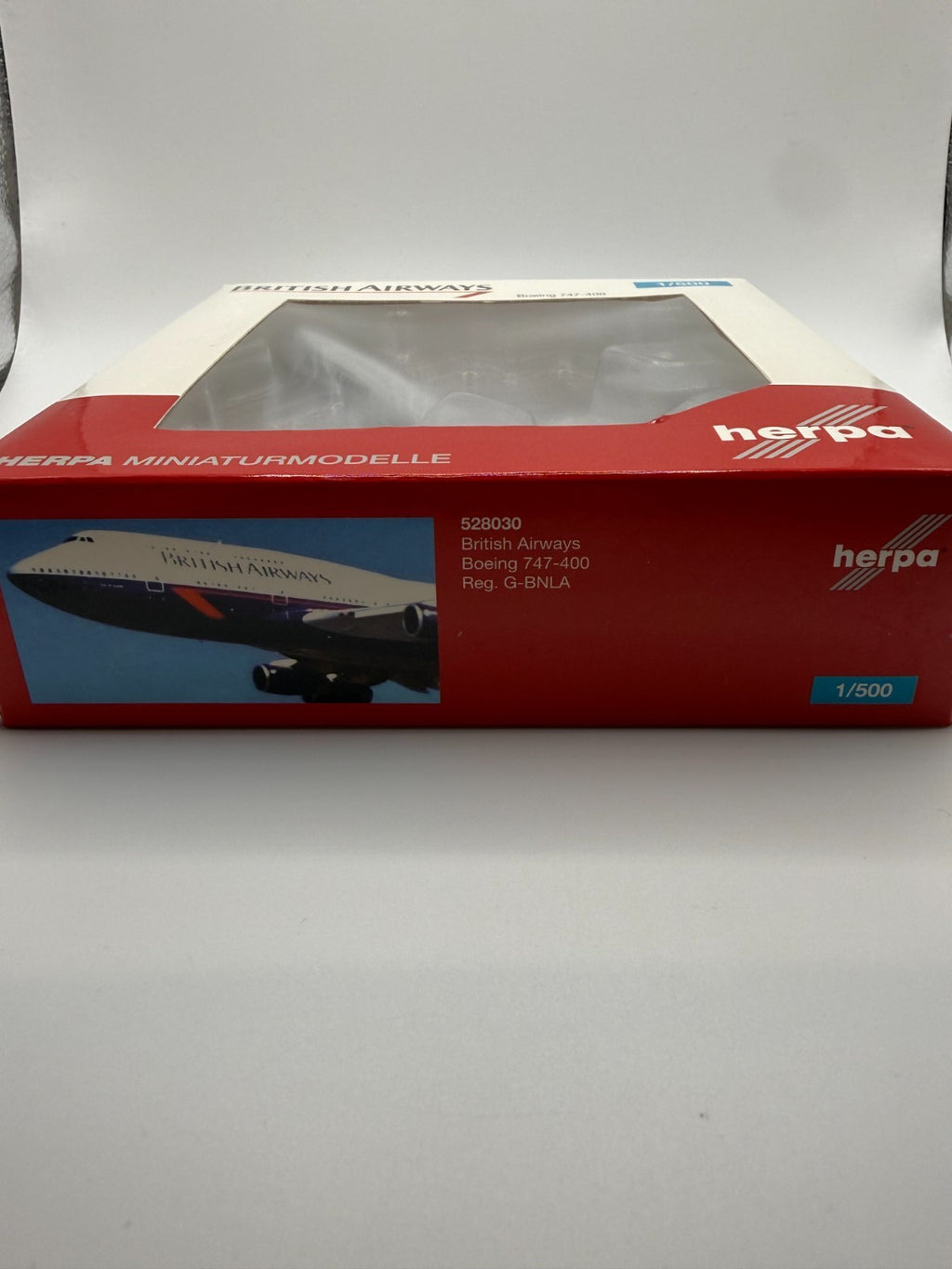 Herpa Wings 1:500 British Airways 747-400 old livery