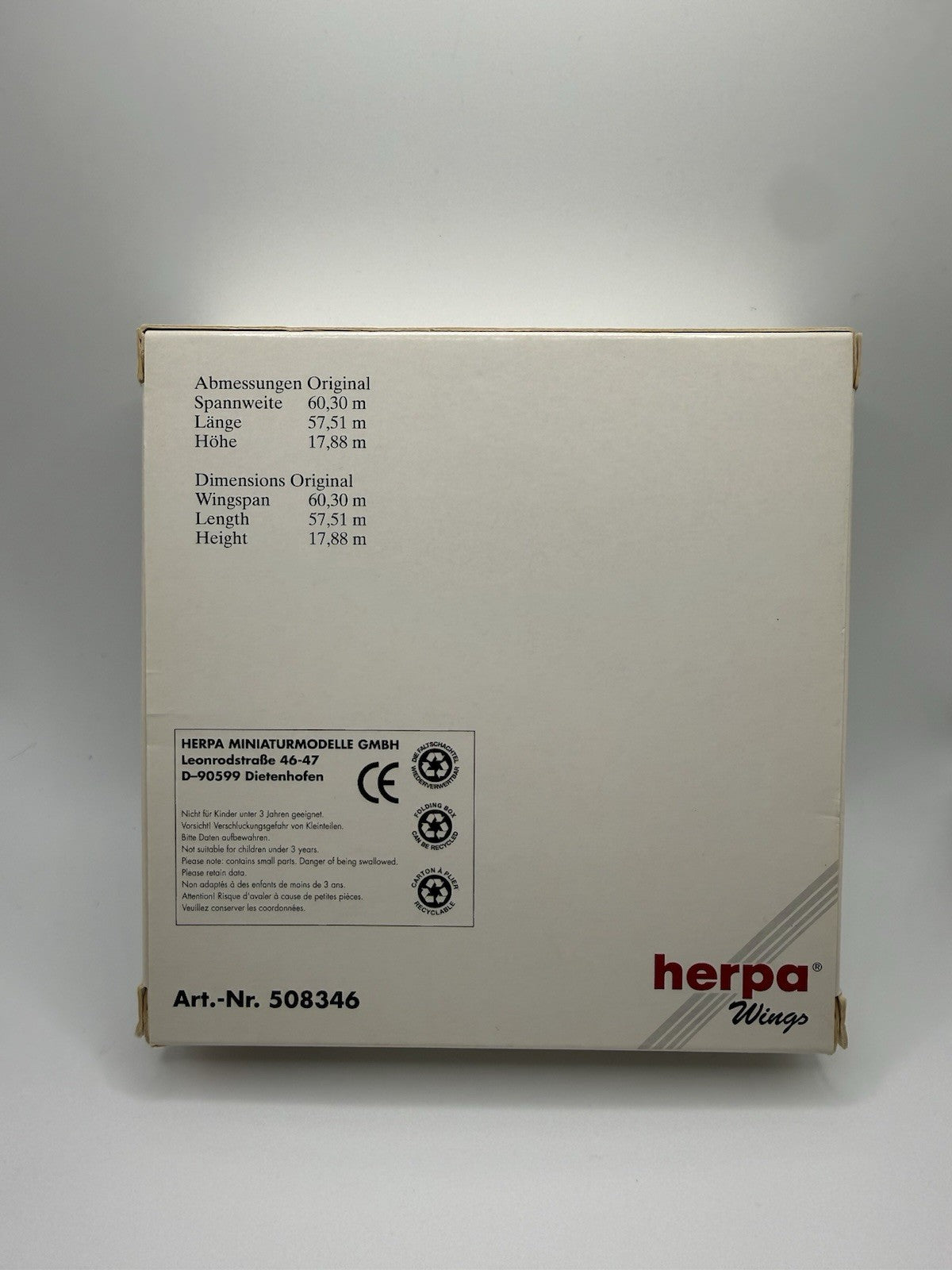 Herpa Wings 1:500 Swissair A330-200